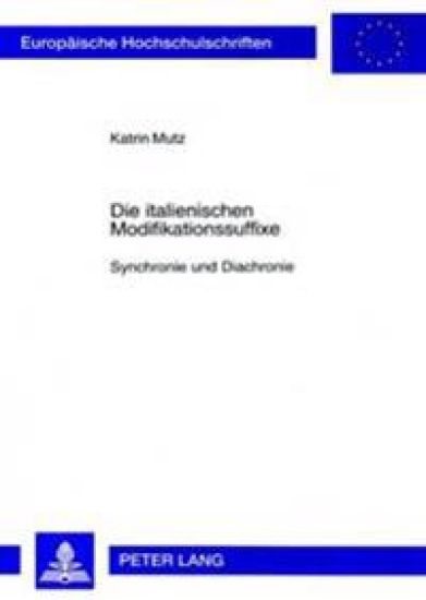 Die Italienischen Modifikationssuffixe