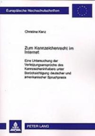 Zum Kennzeichenrecht Im Internet