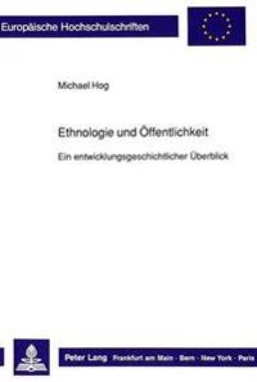 Ethnologie Und Oeffentlichkeit