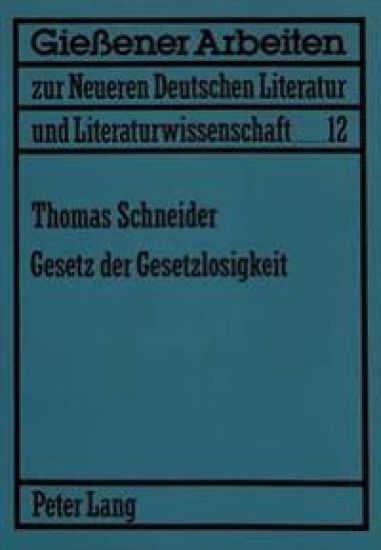 Gesetz Der Gesetzlosigkeit