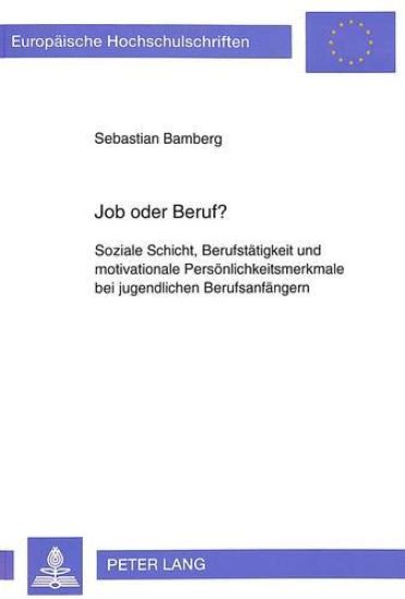 Job Oder Beruf?