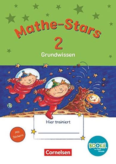 Mathe-Stars - Grundwissen - BOOKii-Ausgabe - 2. Schuljahr. Übungsheft mit Lösungen