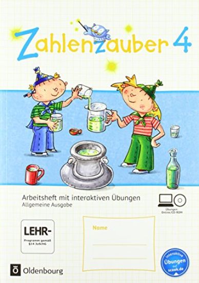 Zahlenzauber  4. Schuljahr - Allgemeine Ausgabe - Arbeitsheft mit interaktiven Übungen auf scook.de