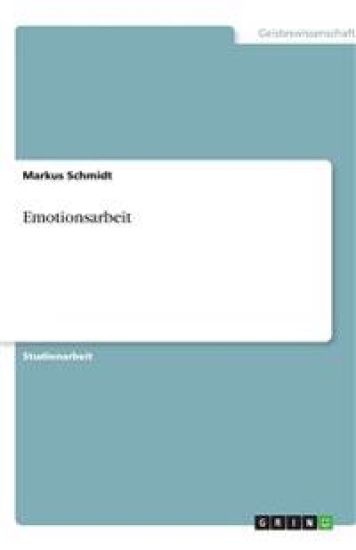Emotionsarbeit