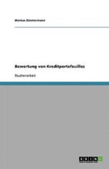 Bewertung Von Kreditportefeuilles