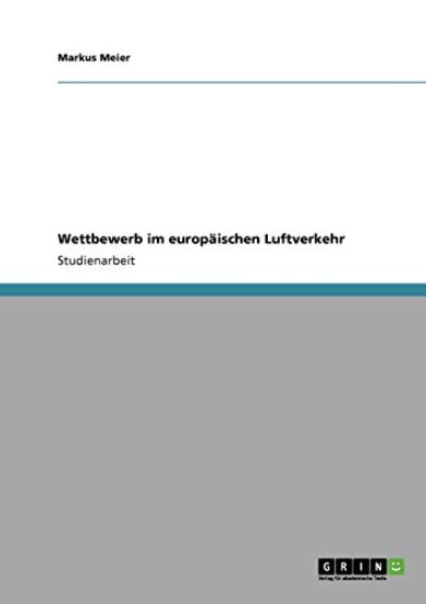 Wettbewerb im europäischen Luftverkehr