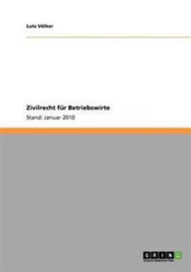 Zivilrecht für Betriebswirte