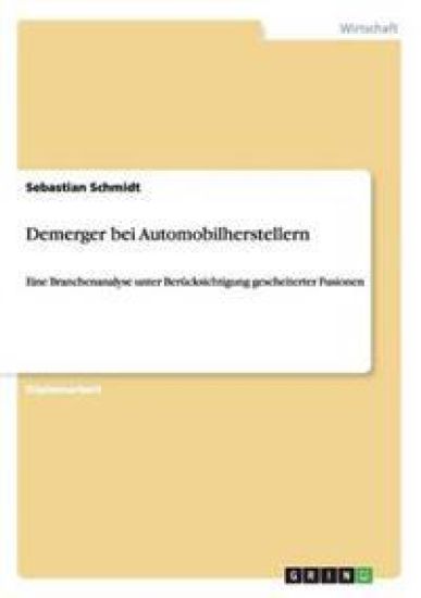 Demerger bei Automobilherstellern