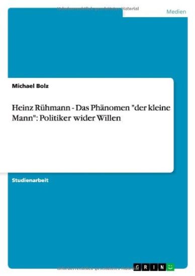Heinz Rühmann - Das Phänomen "der kleine Mann"