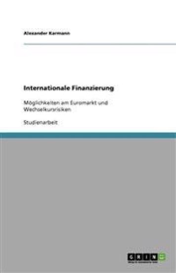 Internationale Finanzierung