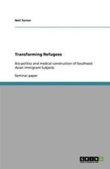 Transforming Refugees – Neil Turner, kirjan kansikuva