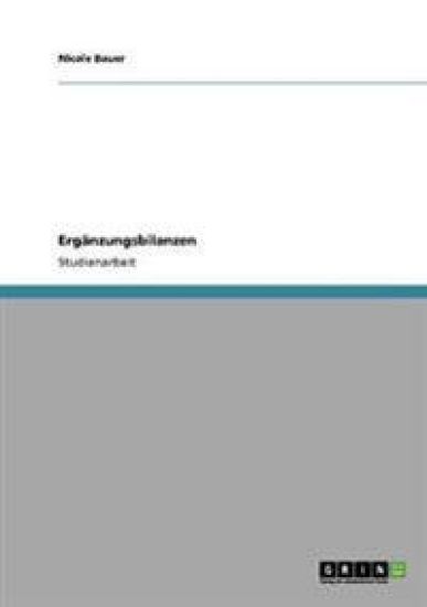 Ergänzungsbilanzen