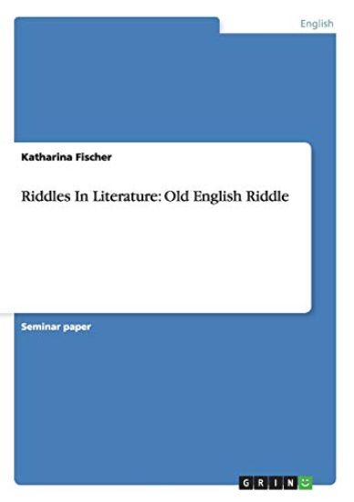 Riddles In Literature