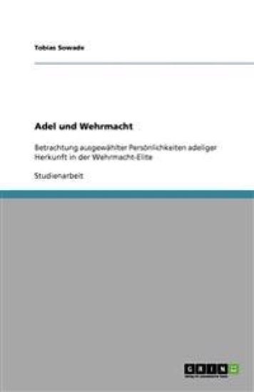 Adel und Wehrmacht