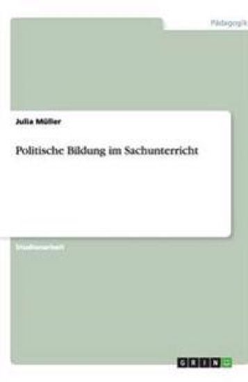 Politische Bildung Im Sachunterricht