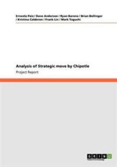 Analysis of Strategic move by Chipotle