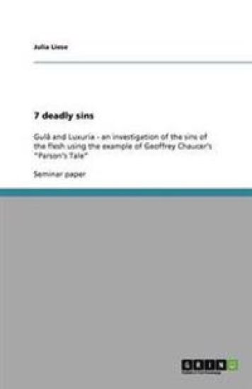 7 deadly sins