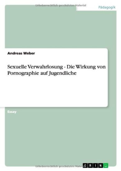 Sexuelle Verwahrlosung - Die Wirkung Von Pornographie Auf Jugendliche