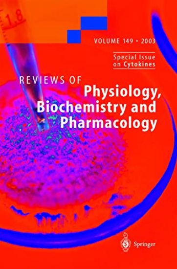 Reviews of Physiology, Biochemistry and Pharmacology 149 – S. G. Amara, kirjan kansikuva