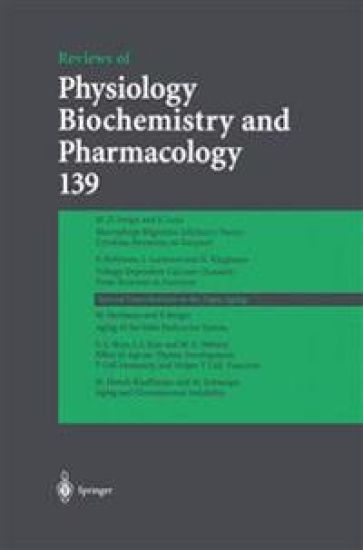 Reviews of Physiology, Biochemistry and Pharmacology 139 – M. P. Blaustein, kirjan kansikuva