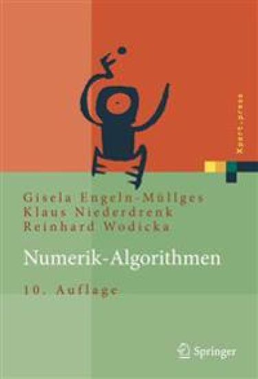 Numerik-Algorithmen – Gisela Engeln-Müllges, kirjan kansikuva