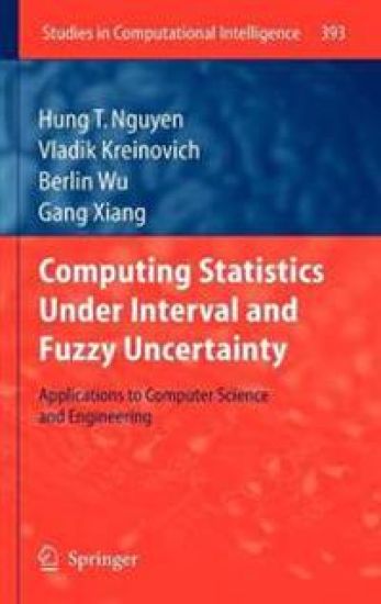 Computing Statistics under Interval and Fuzzy Uncertainty
