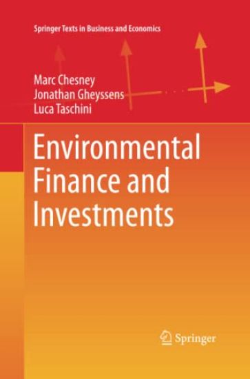 Environmental Finance and Investments
