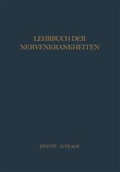 Lehrbuch der Nervenkrankheiten