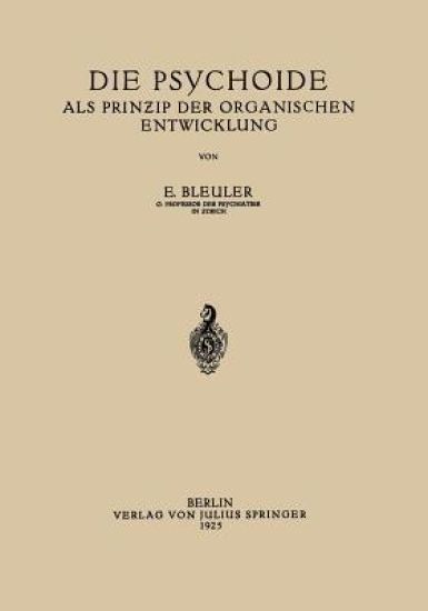 Die Psychoide