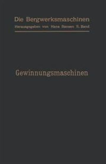 Gewinnungsmaschinen