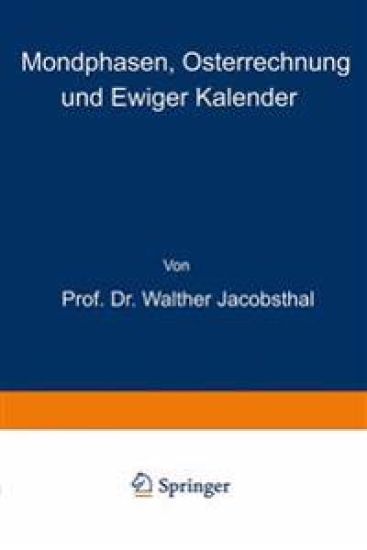 Mondphasen, Osterrechnung und Ewiger Kalender