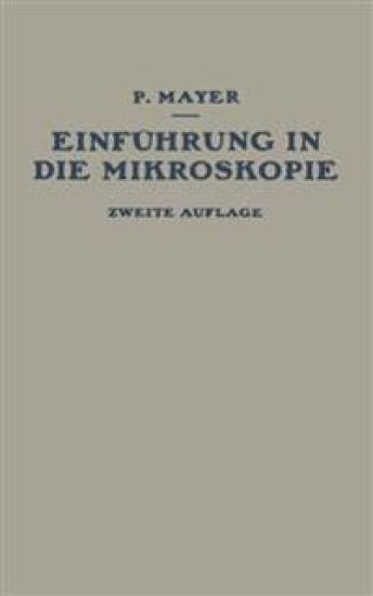 Einführung in die Mikroskopie