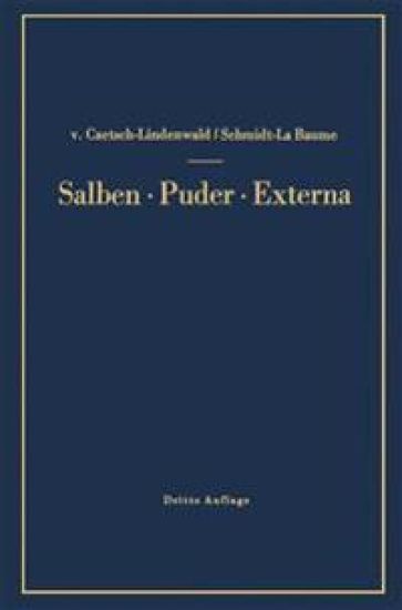 Salben · Puder · Externa