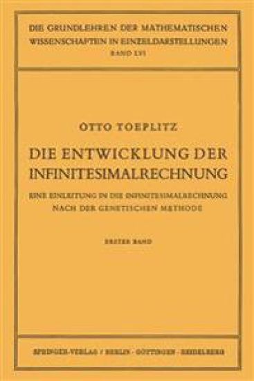Die Entwicklung der Infinitesimalrechnung