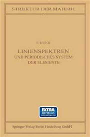 Linienspektren – F. Hund, kirjan kansikuva