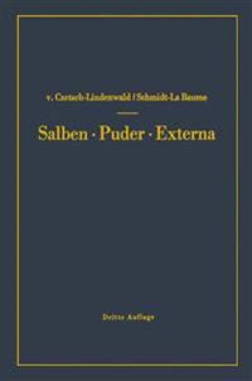 Salben · Puder · Externa