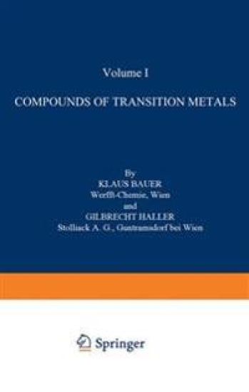 Compounds of Transition Metals