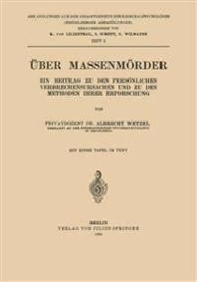 Über Massenmörder