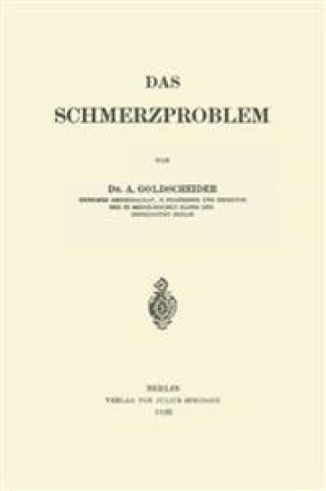 Das Schmerzproblem
