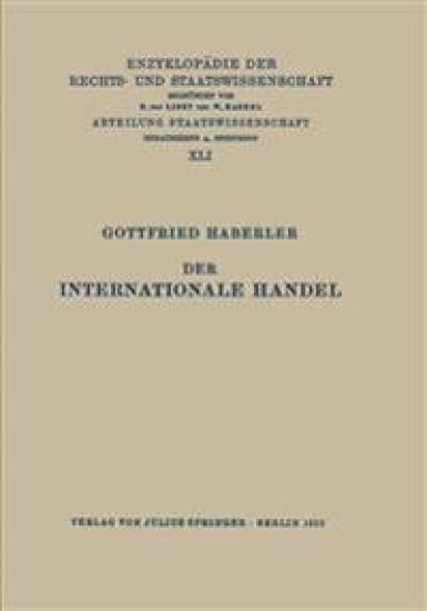 Der Internationale Handel