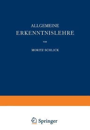 Allgemeine Erkenntnislehre