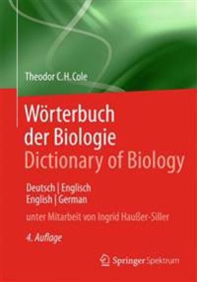 Wörterbuch der Biologie Dictionary of Biology