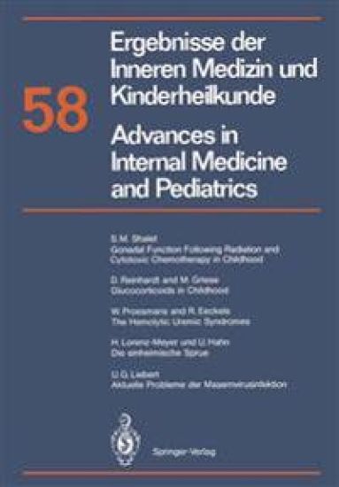 Ergebnisse der Inneren Medizin und Kinderheilkunde / Advances in Internal Medicine and Pediatrics