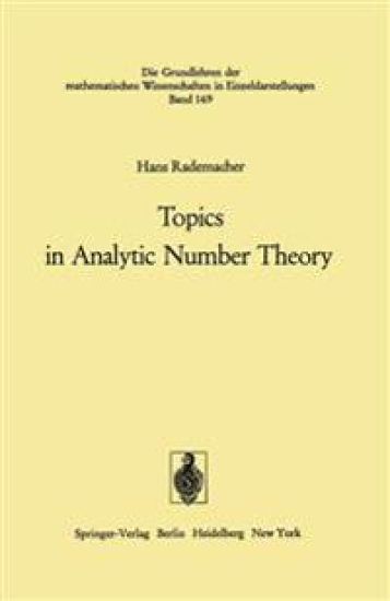 Topics in Analytic Number Theory