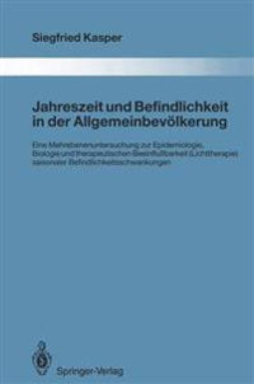 Jahreszeit und Befindlichkeit in der Allgemeinbevölkerung
