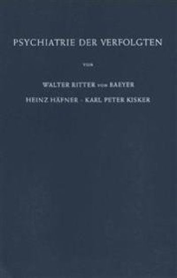 Psychiatrie der Verfolgten