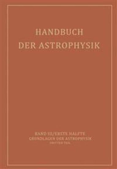 Handbuch der Astrophysik – E.A. Milne, kirjan kansikuva