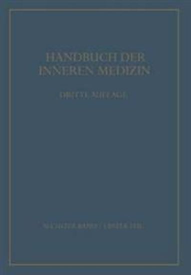 Innere Sekretion Fettsucht und Magersucht Knochen · Gelenke · Muskeln Erkrankungen aus physikalischen Ursachen