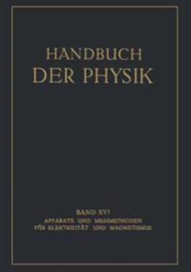 Apparate und Messmethoden für Elektrizität und Magnetismus