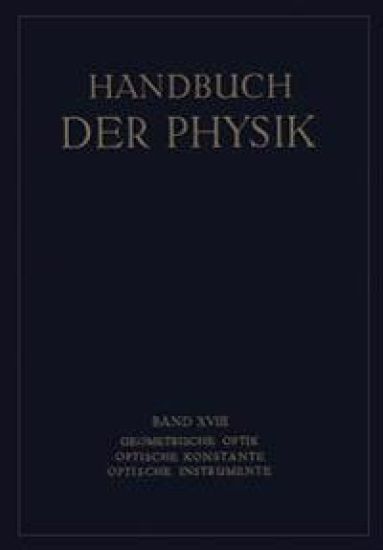 Geometrische Optik. Optische Konstante. Optische Instrumente